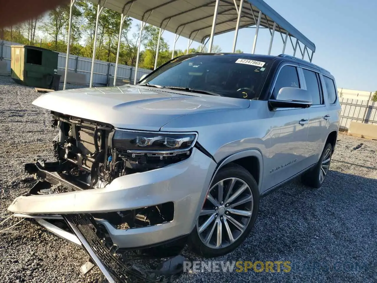 1 Photograph of a damaged car 1C4SJVFJ7NS139654 JEEP GRAND WAGO 2022