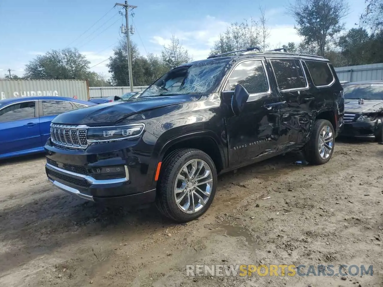 1 Photograph of a damaged car 1C4SJVFJXNS116207 JEEP GRAND WAGO 2022