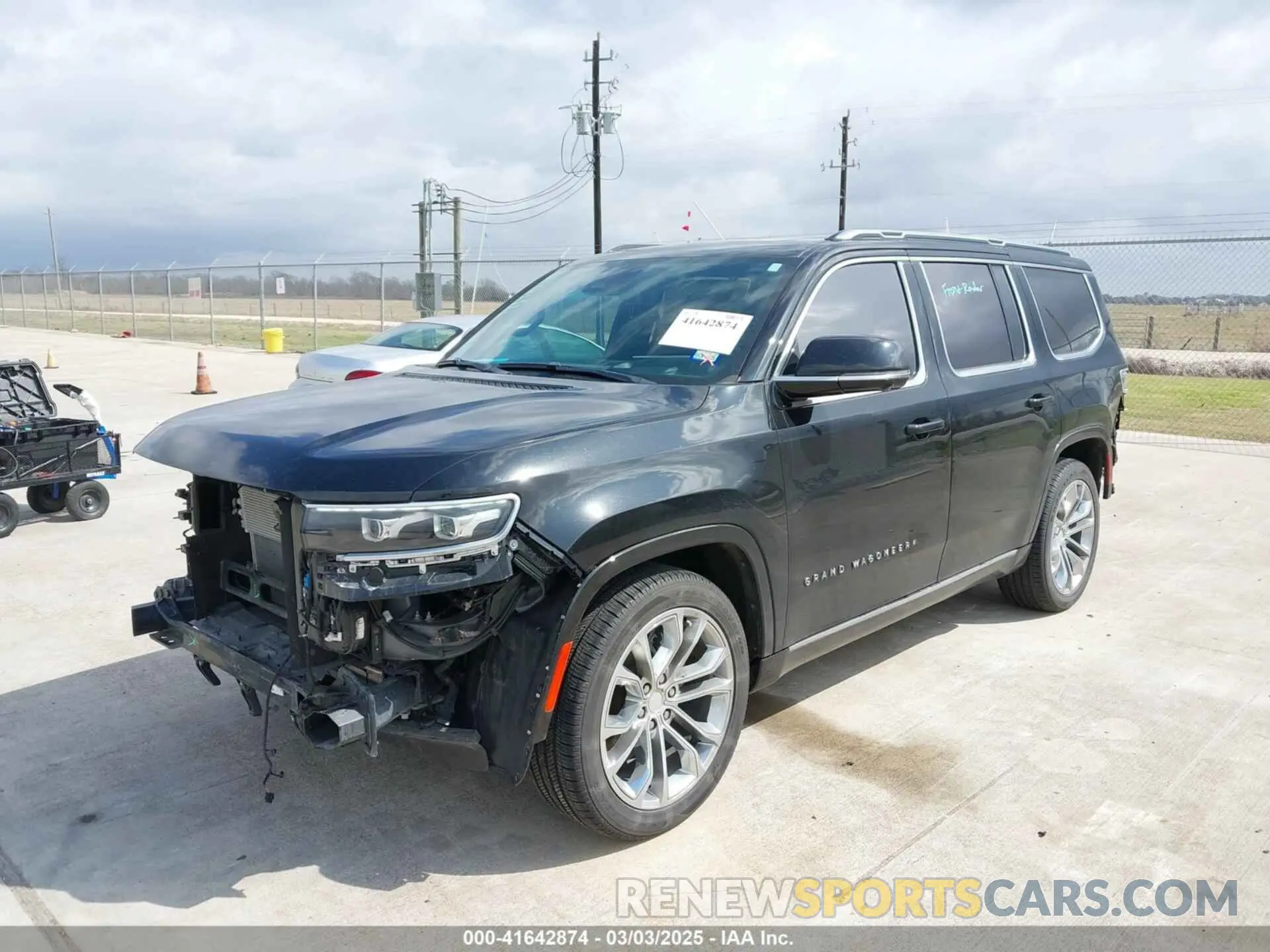 2 Photograph of a damaged car 1C4SJVFJ2NS167359 JEEP GRAND WAGONEER 2022