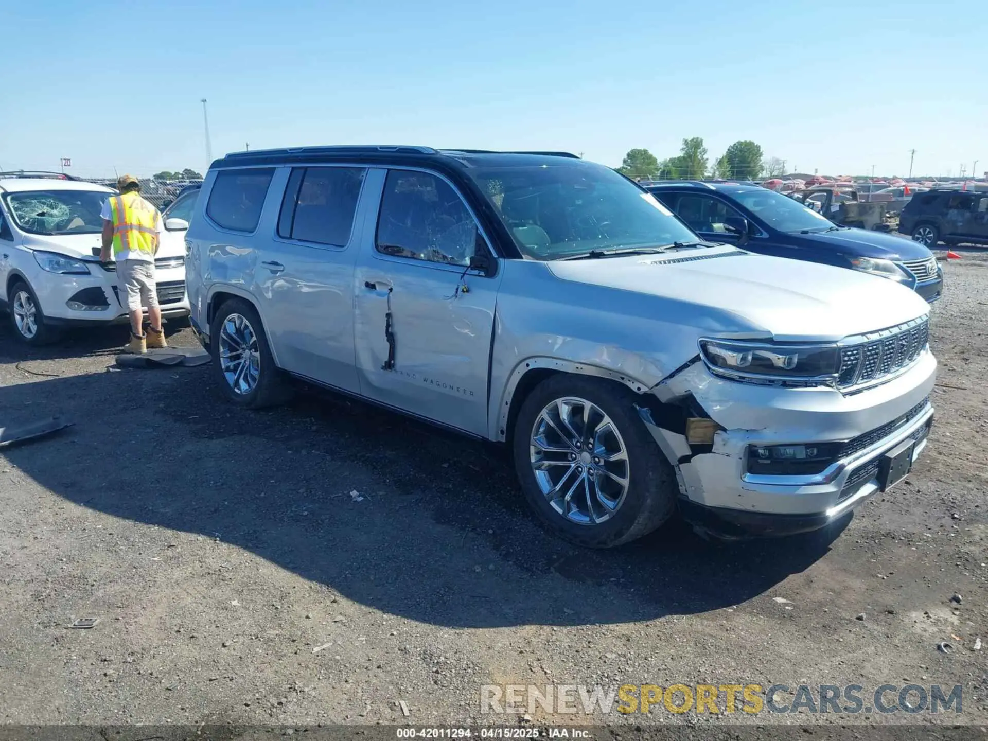 1 Photograph of a damaged car 1C4SJVFJXNS167187 JEEP GRAND WAGONEER 2022