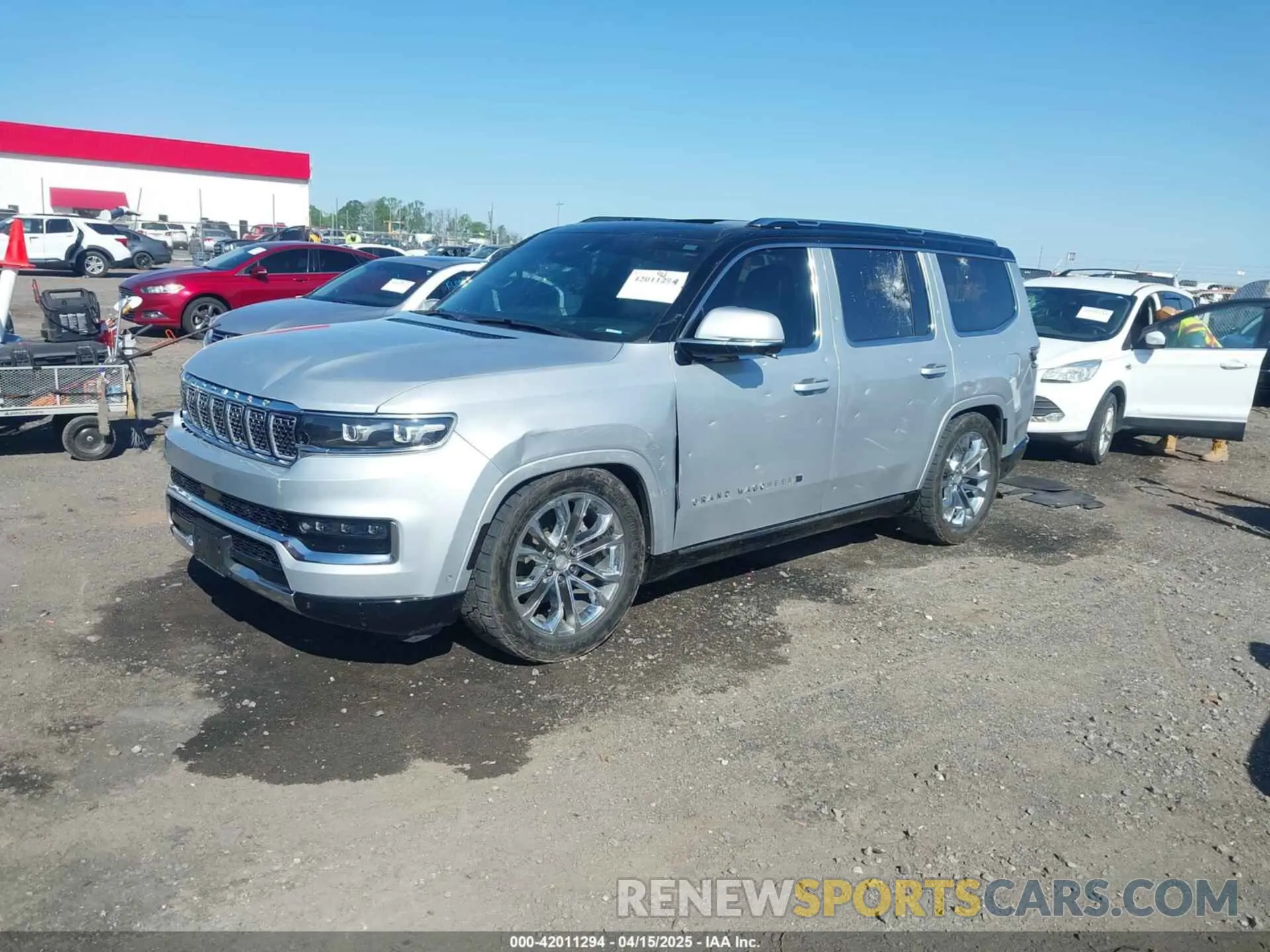2 Photograph of a damaged car 1C4SJVFJXNS167187 JEEP GRAND WAGONEER 2022