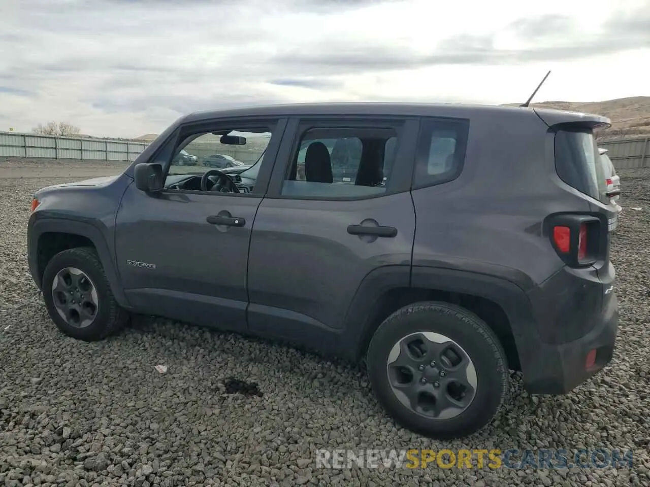 2 Photograph of a damaged car ZACCJBAW7GPD63778 JEEP RENEGADE 2019