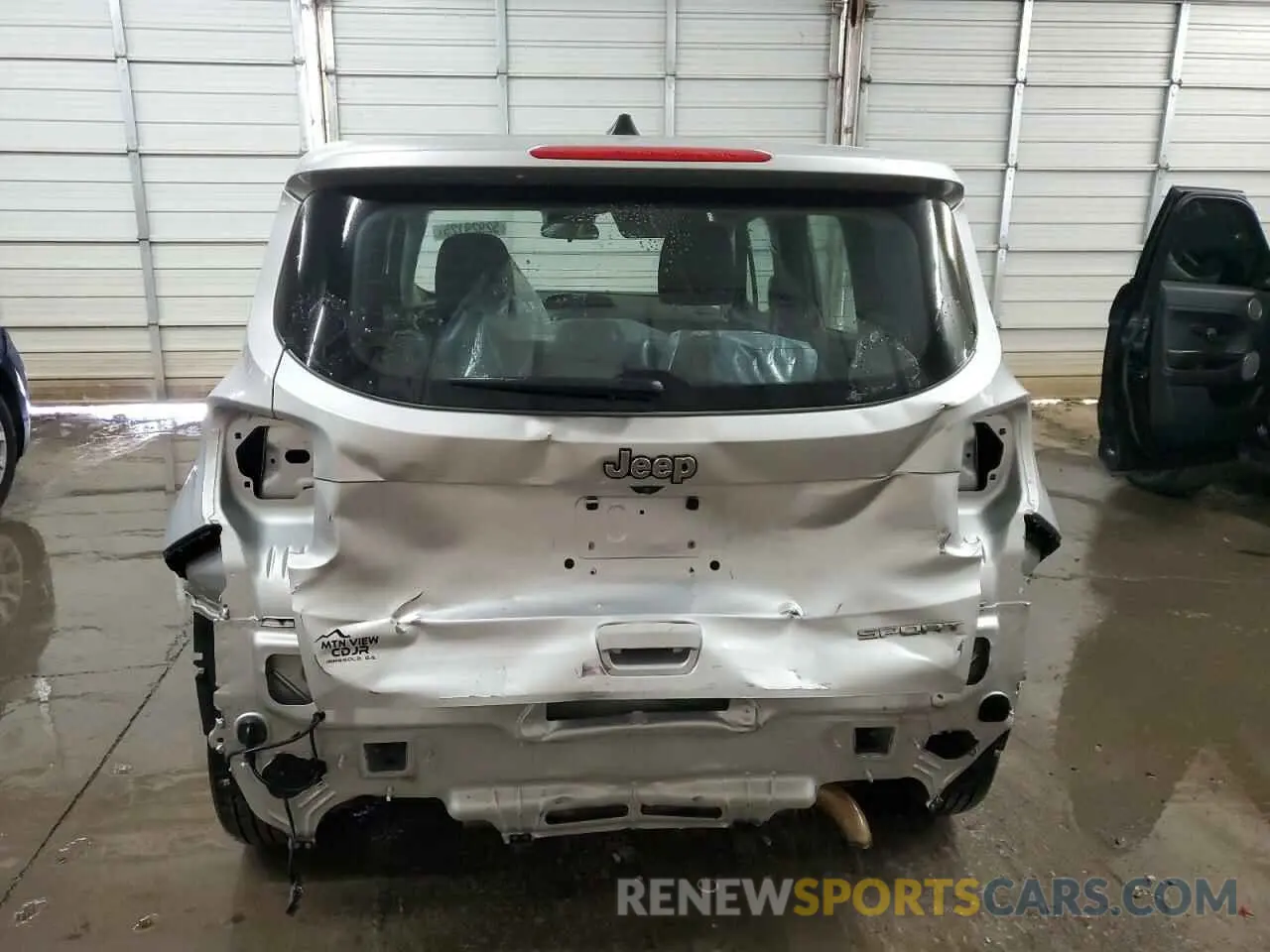 6 Photograph of a damaged car ZACNJAAB1KPK15342 JEEP RENEGADE 2019