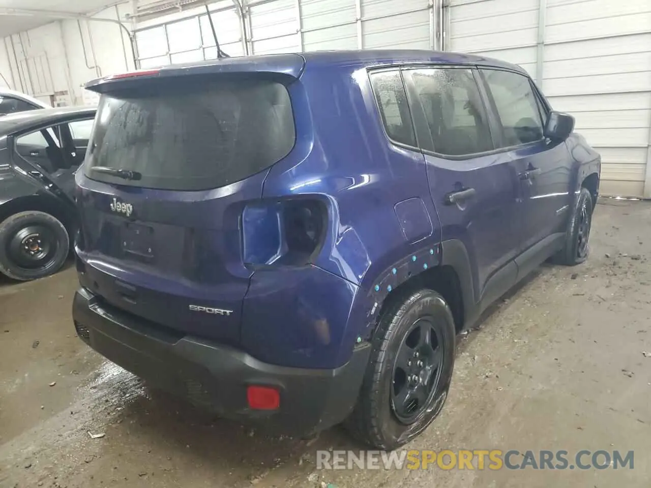 3 Photograph of a damaged car ZACNJAAB6KPK24229 JEEP RENEGADE 2019