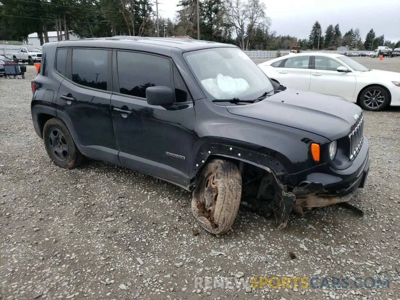 4 Photograph of a damaged car ZACNJAAB8KPK10364 JEEP RENEGADE 2019