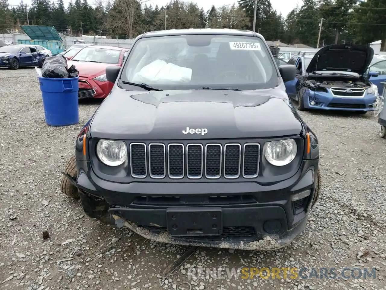 5 Photograph of a damaged car ZACNJAAB8KPK10364 JEEP RENEGADE 2019