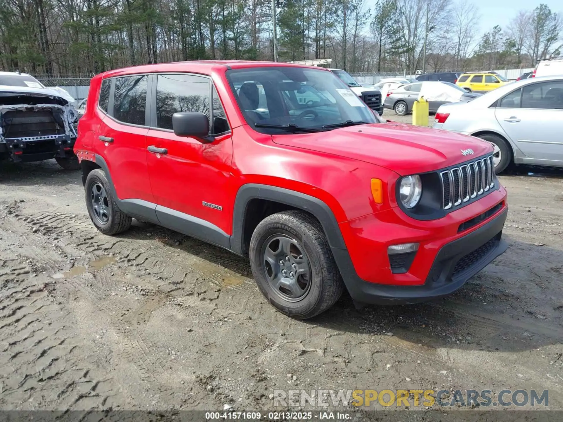 1 Photograph of a damaged car ZACNJAAB8KPK37967 JEEP RENEGADE 2019