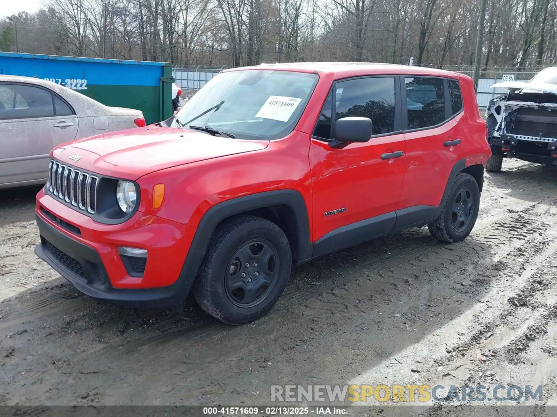 2 Photograph of a damaged car ZACNJAAB8KPK37967 JEEP RENEGADE 2019