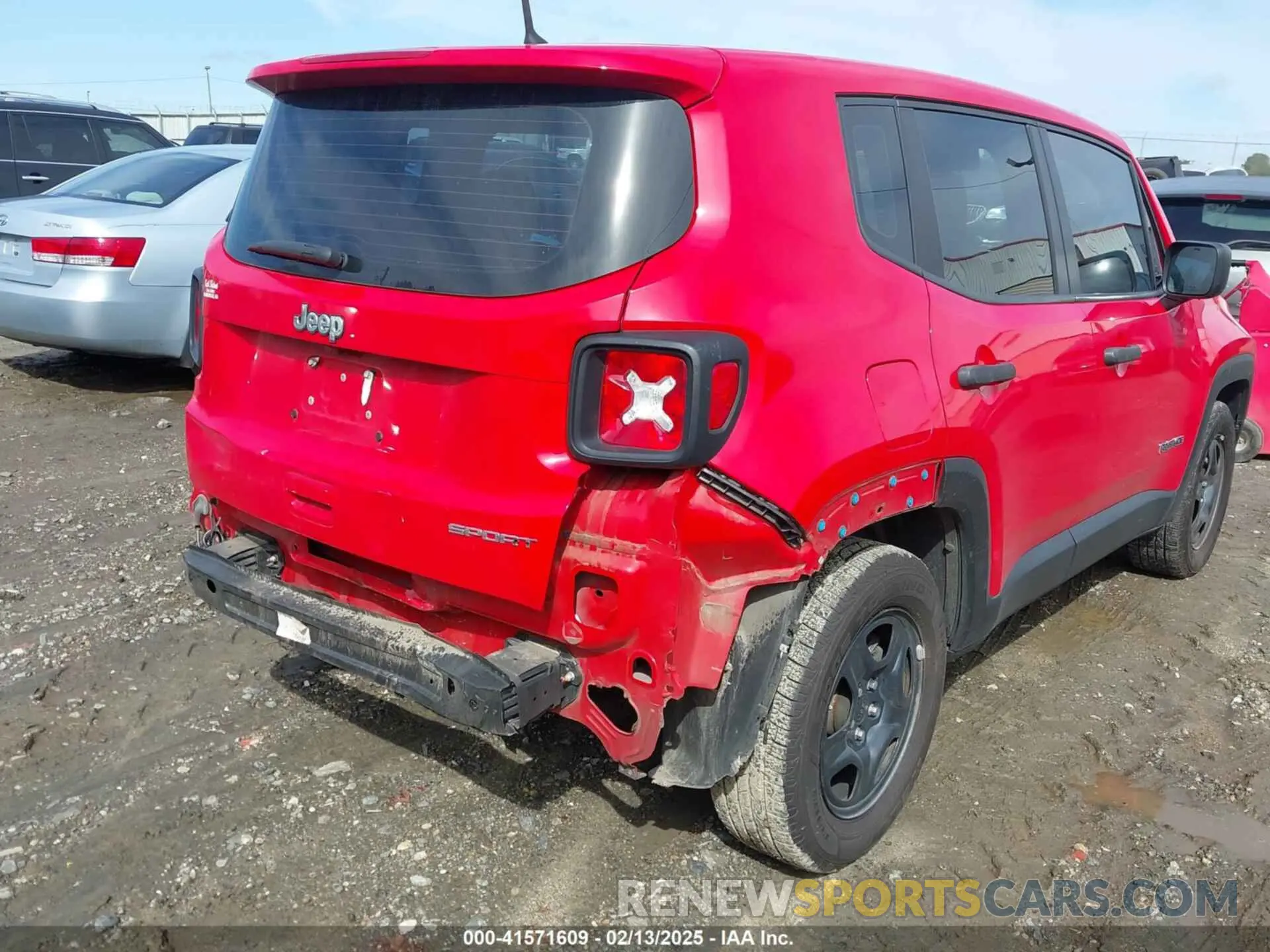 6 Photograph of a damaged car ZACNJAAB8KPK37967 JEEP RENEGADE 2019