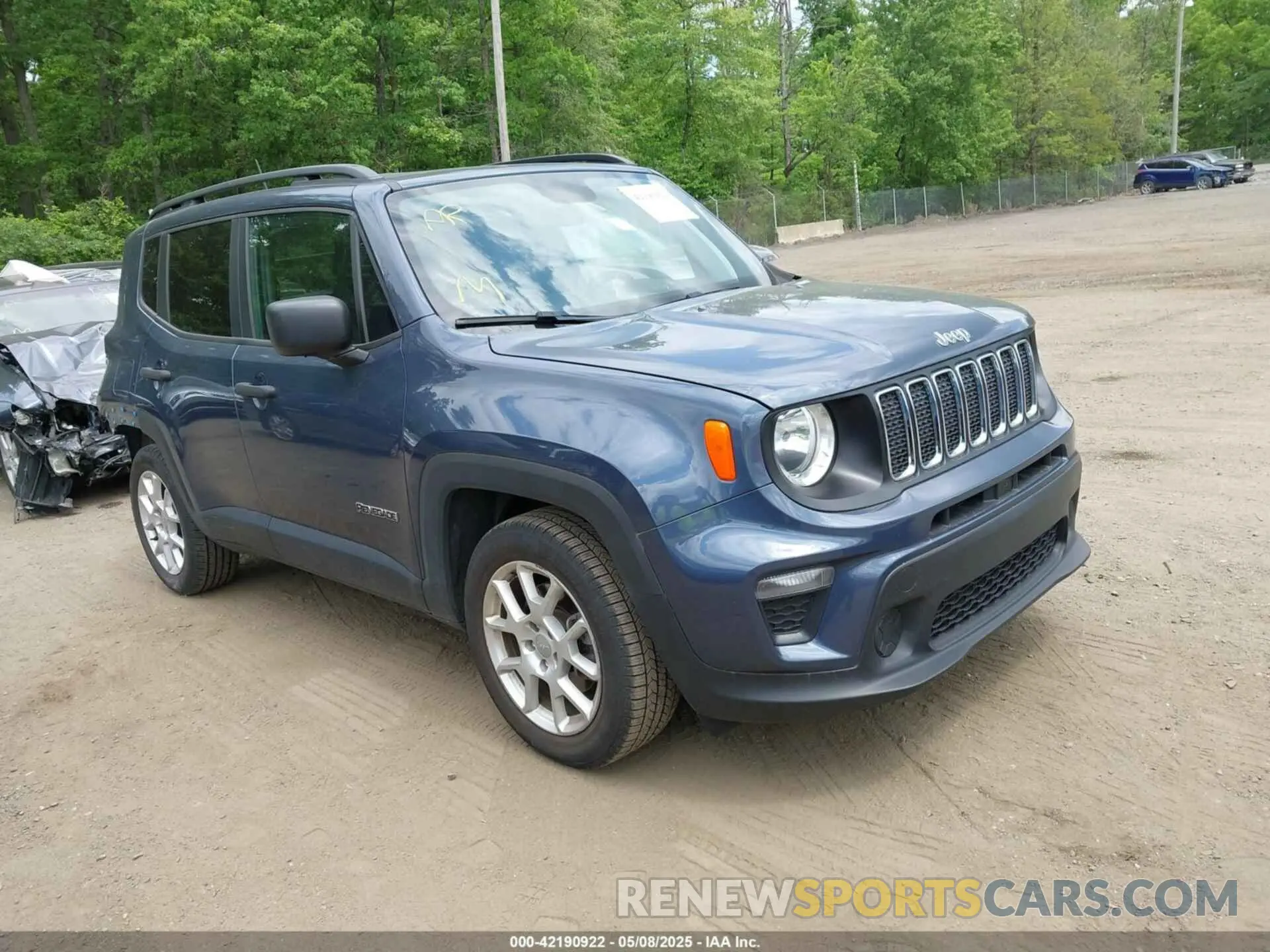 1 Photograph of a damaged car ZACNJAAB9KPK76101 JEEP RENEGADE 2019