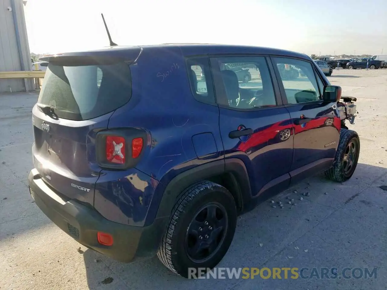 3 Photograph of a damaged car ZACNJAABXKPK14349 JEEP RENEGADE 2019