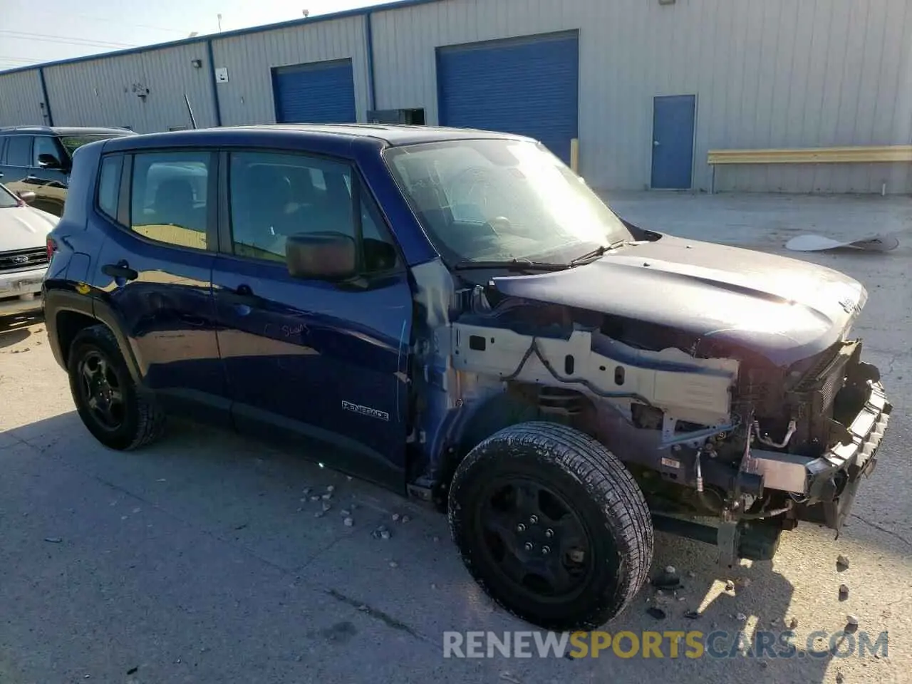 4 Photograph of a damaged car ZACNJAABXKPK14349 JEEP RENEGADE 2019
