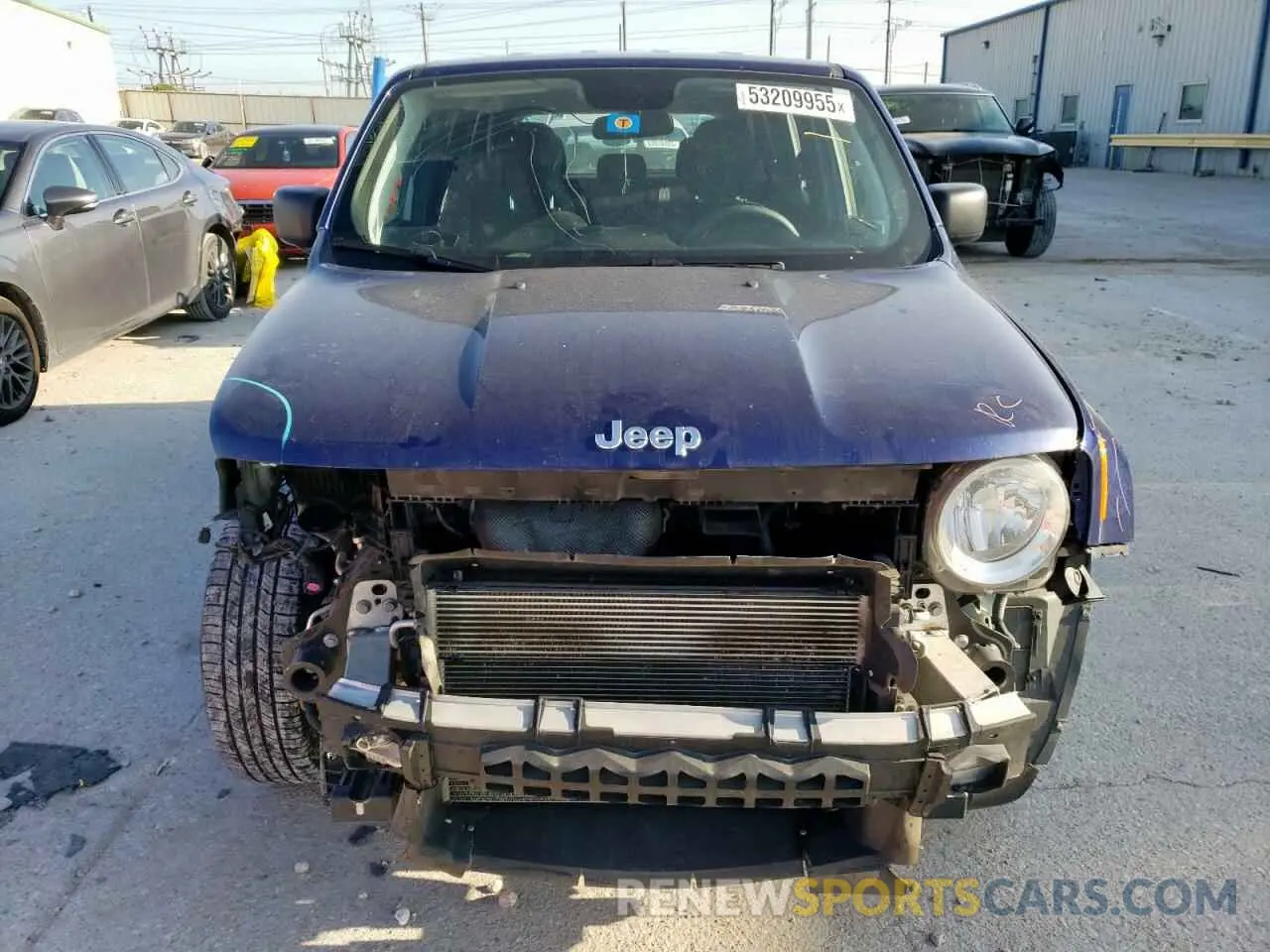 5 Photograph of a damaged car ZACNJAABXKPK14349 JEEP RENEGADE 2019