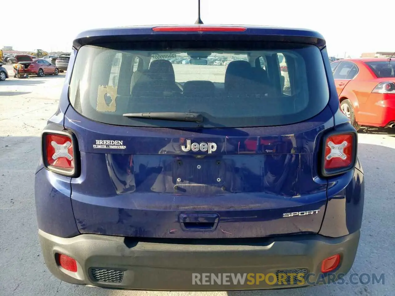 6 Photograph of a damaged car ZACNJAABXKPK14349 JEEP RENEGADE 2019