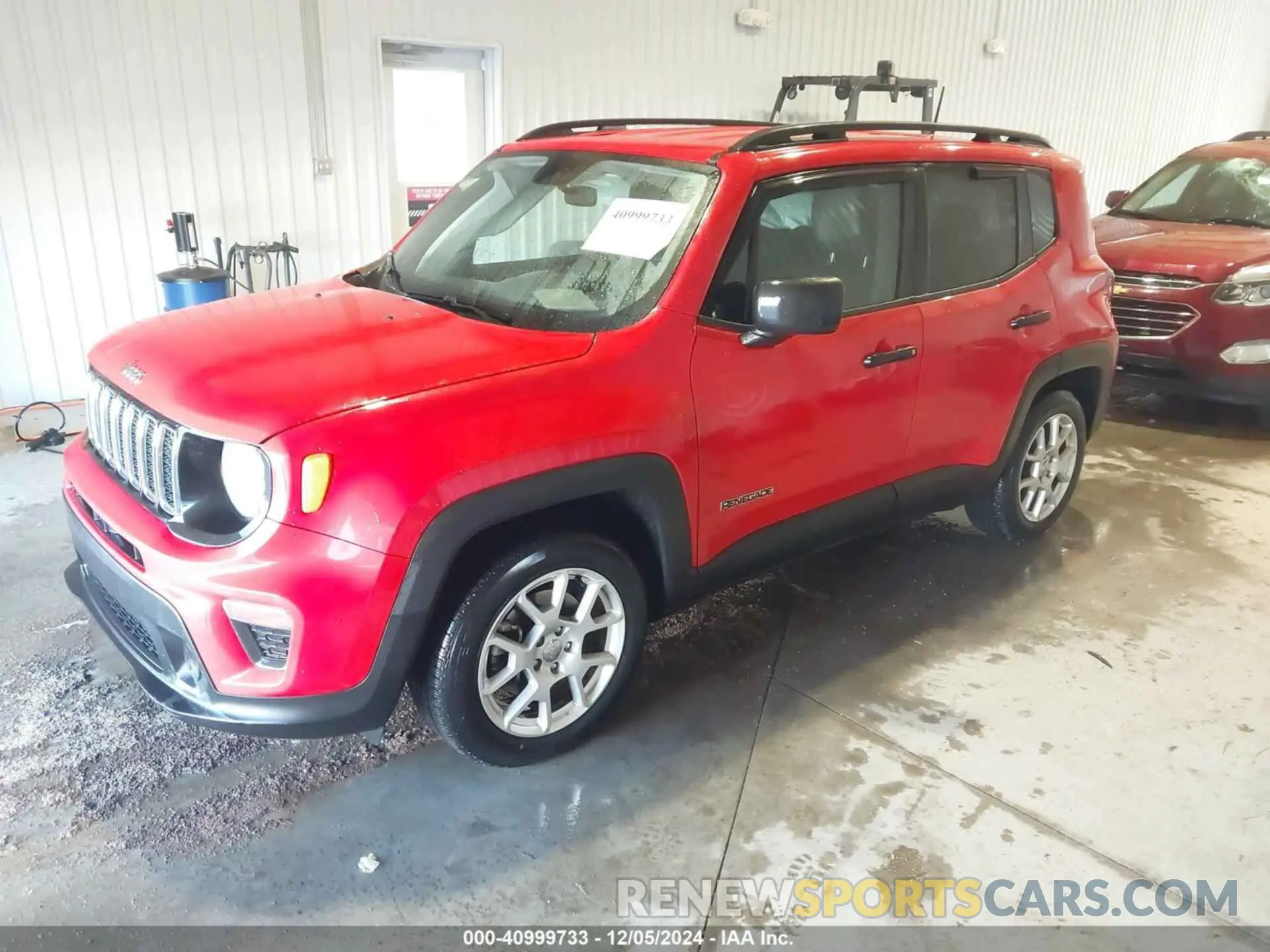 2 Photograph of a damaged car ZACNJAABXKPK24931 JEEP RENEGADE 2019