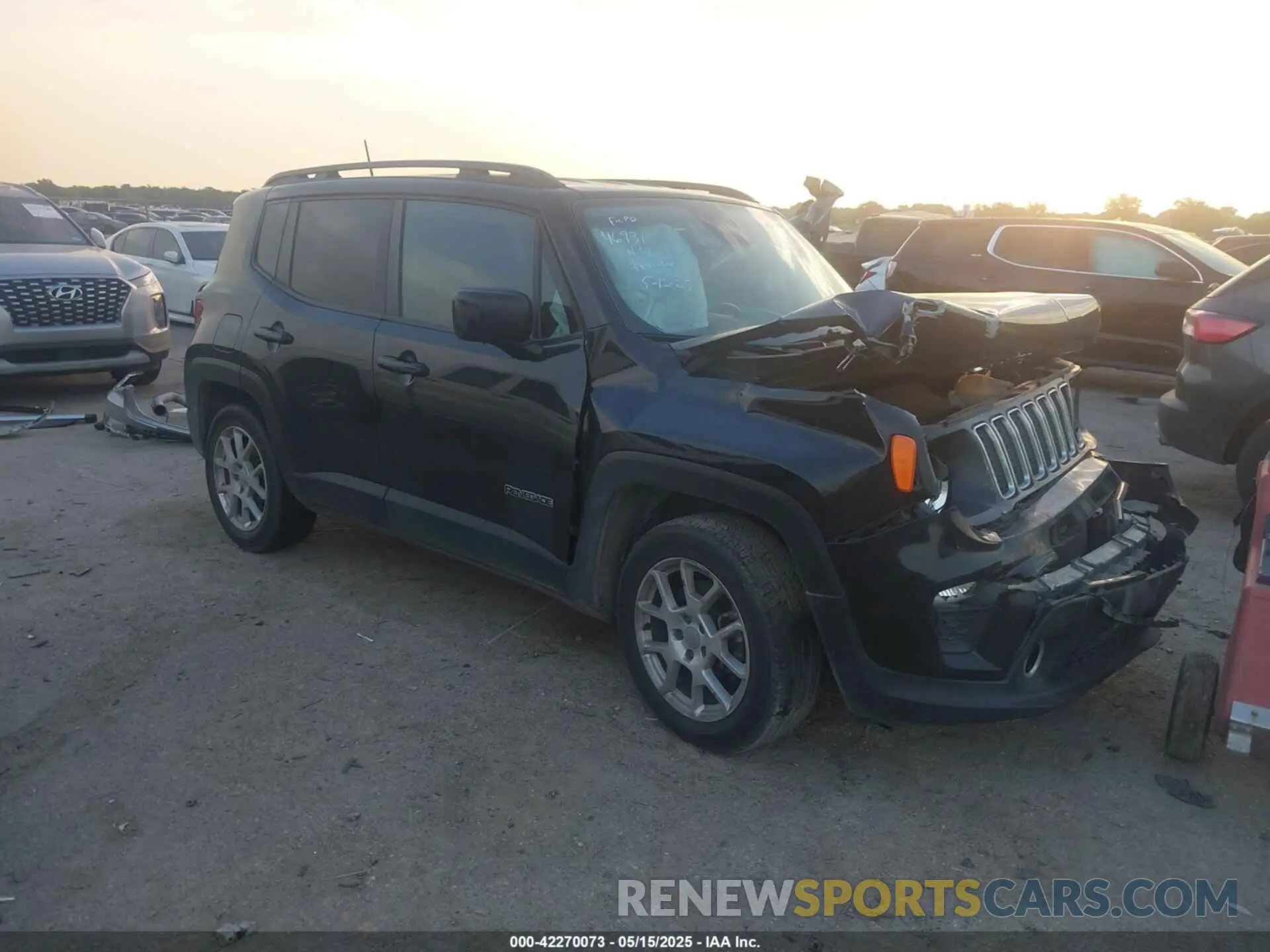 1 Photograph of a damaged car ZACNJABB0KPJ75446 JEEP RENEGADE 2019