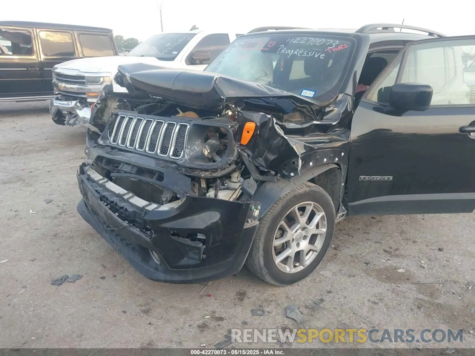 6 Photograph of a damaged car ZACNJABB0KPJ75446 JEEP RENEGADE 2019