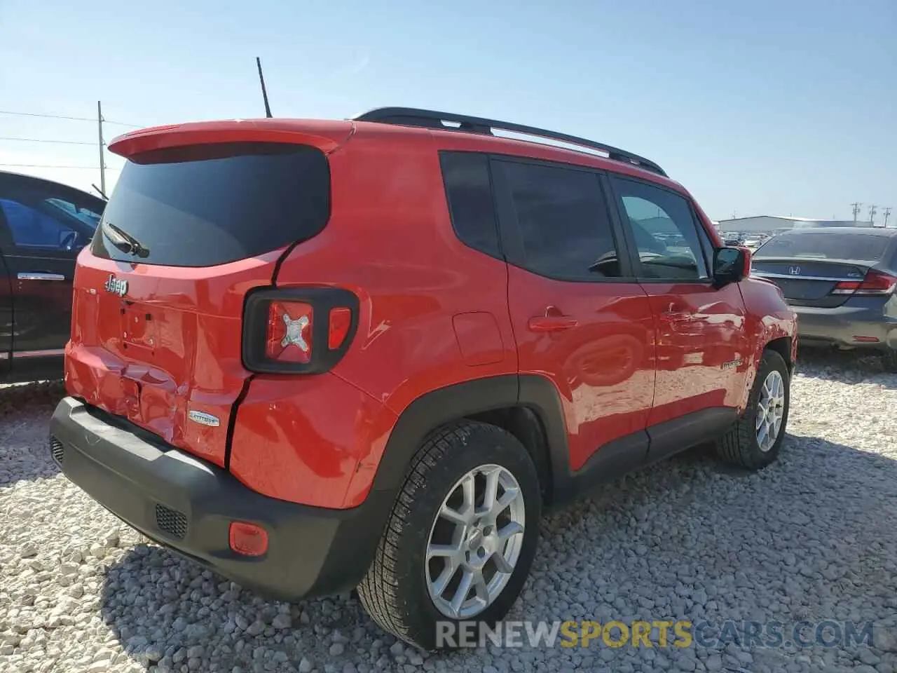 3 Photograph of a damaged car ZACNJABB0KPK00863 JEEP RENEGADE 2019