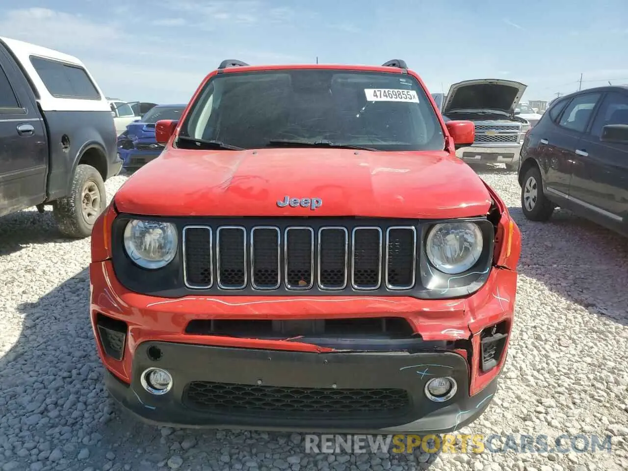5 Photograph of a damaged car ZACNJABB0KPK00863 JEEP RENEGADE 2019