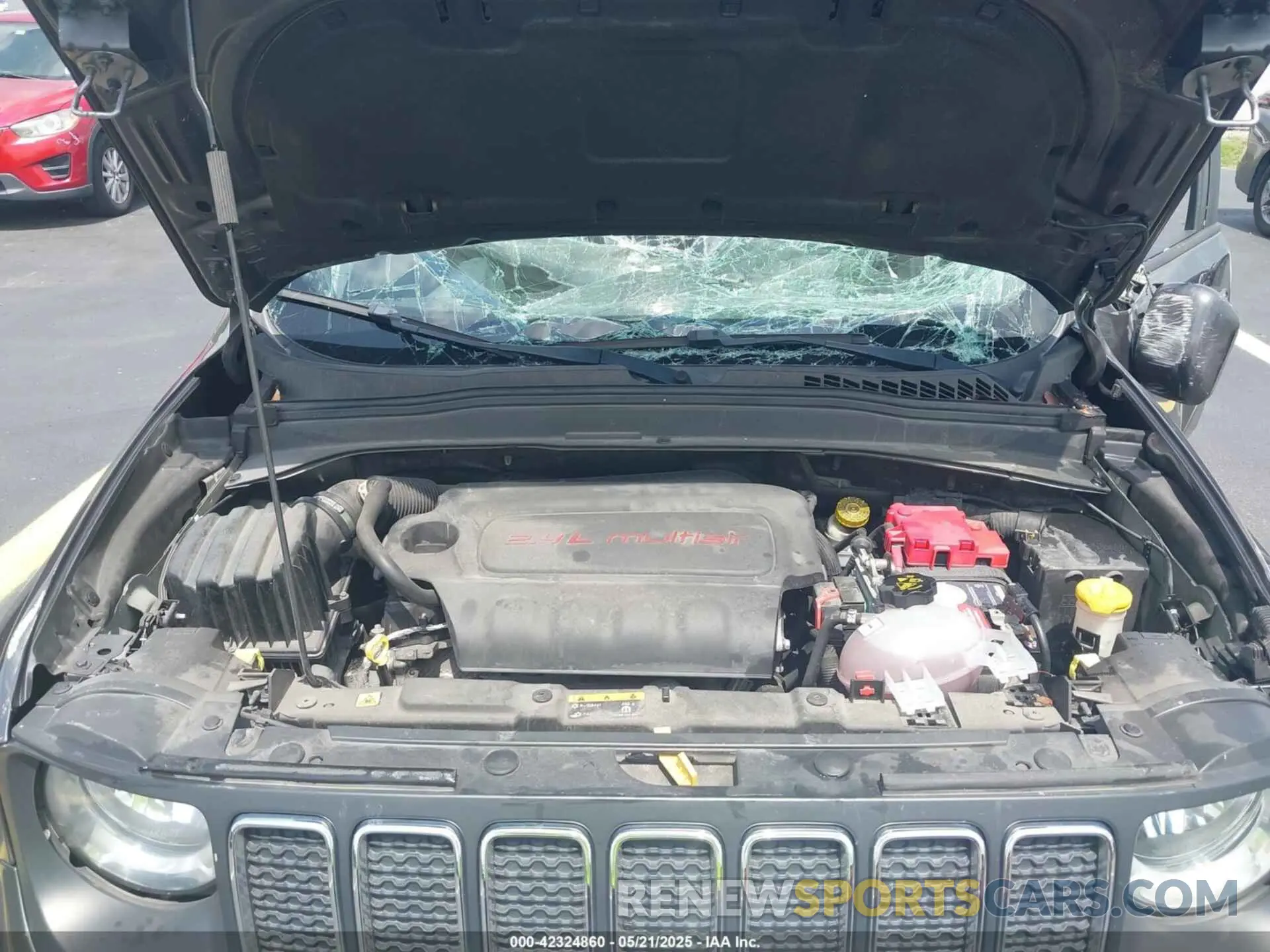 10 Photograph of a damaged car ZACNJABB0KPK03648 JEEP RENEGADE 2019
