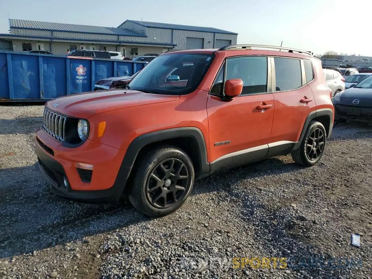 1 Photograph of a damaged car ZACNJABB0KPK87650 JEEP RENEGADE 2019