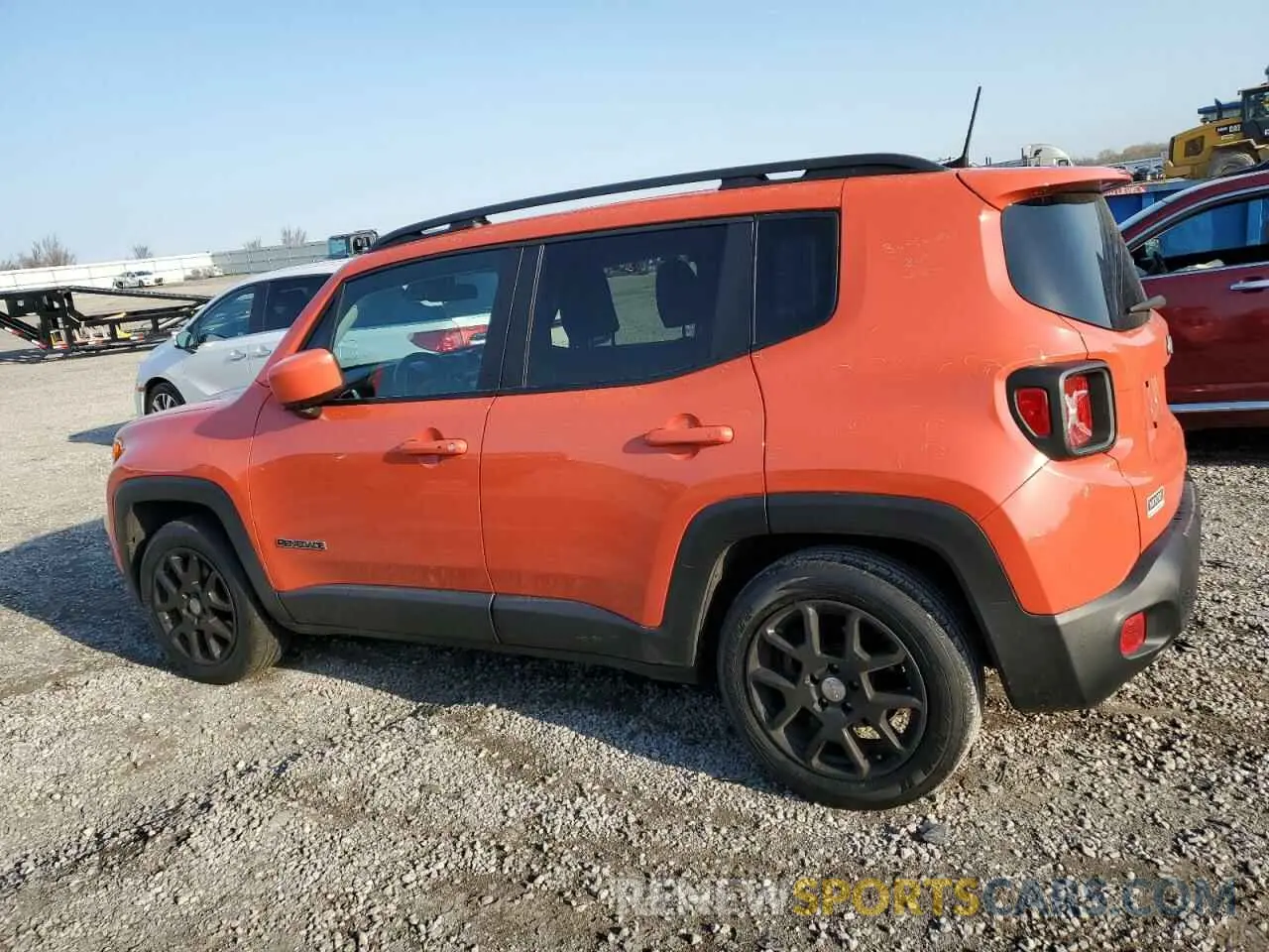 2 Photograph of a damaged car ZACNJABB0KPK87650 JEEP RENEGADE 2019