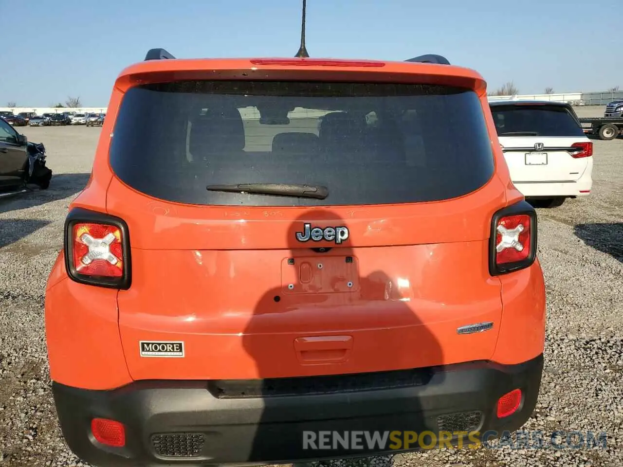 6 Photograph of a damaged car ZACNJABB0KPK87650 JEEP RENEGADE 2019