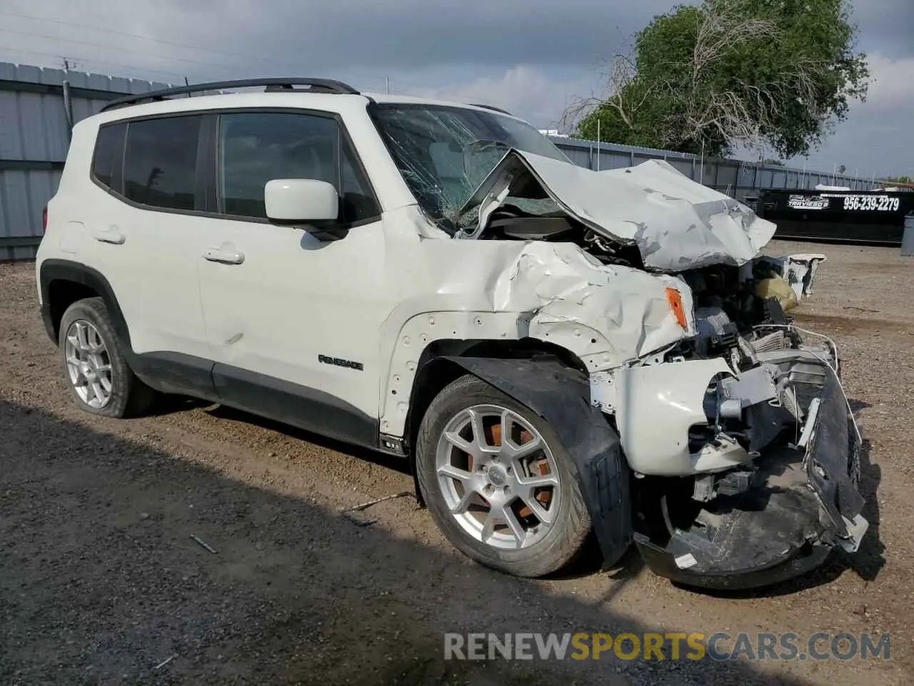 4 Photograph of a damaged car ZACNJABB0KPK93447 JEEP RENEGADE 2019