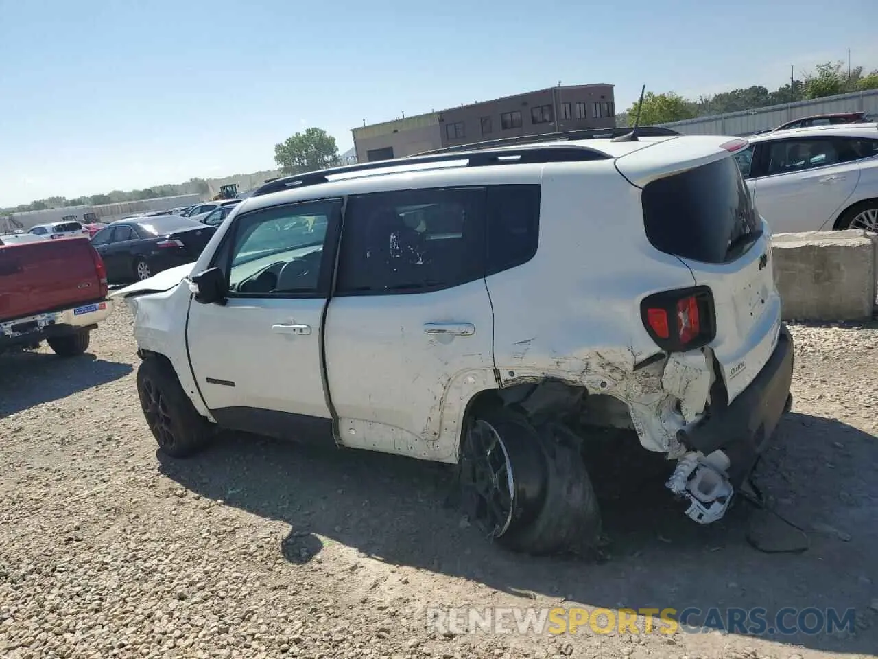 2 Photograph of a damaged car ZACNJABB1KPK14528 JEEP RENEGADE 2019
