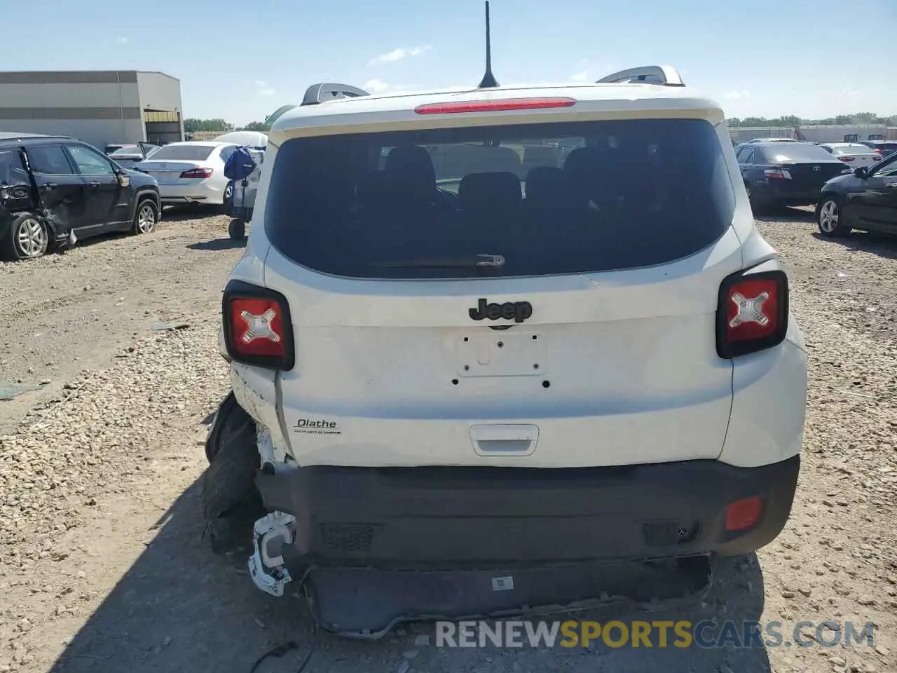 6 Photograph of a damaged car ZACNJABB1KPK14528 JEEP RENEGADE 2019