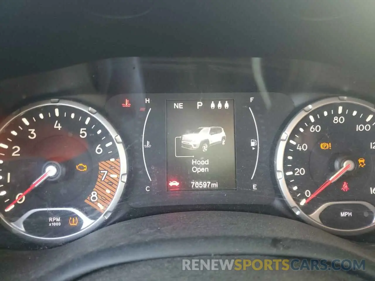 9 Photograph of a damaged car ZACNJABB1KPK14528 JEEP RENEGADE 2019