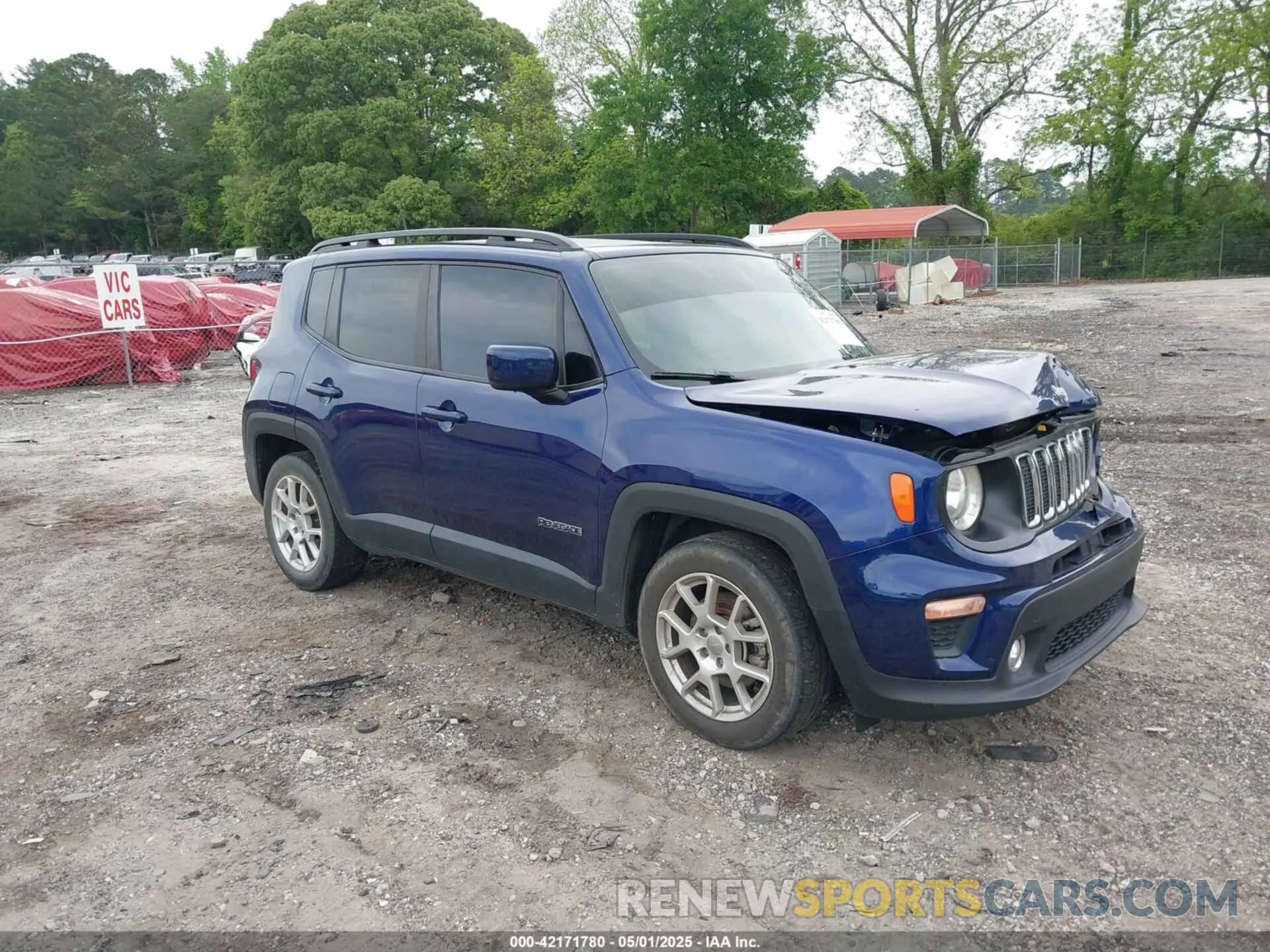 1 Photograph of a damaged car ZACNJABB1KPK20281 JEEP RENEGADE 2019