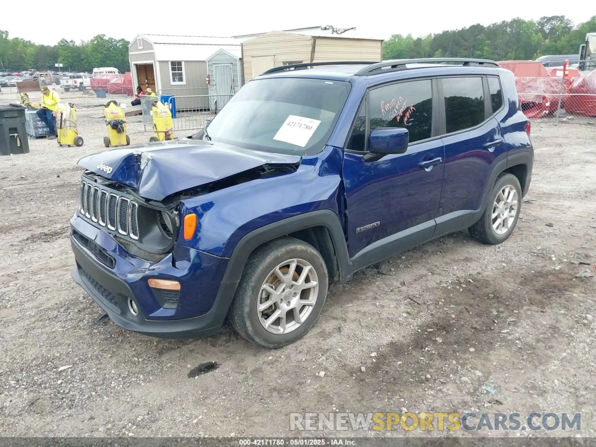 2 Photograph of a damaged car ZACNJABB1KPK20281 JEEP RENEGADE 2019
