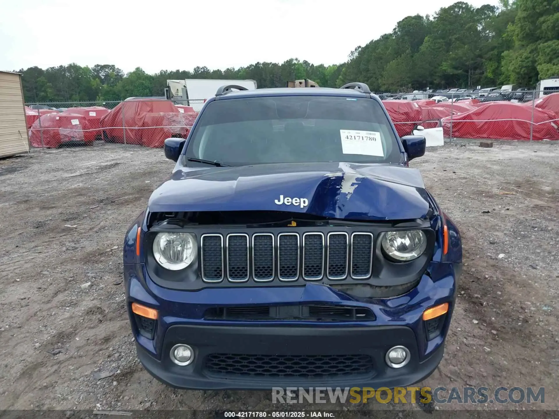 6 Photograph of a damaged car ZACNJABB1KPK20281 JEEP RENEGADE 2019