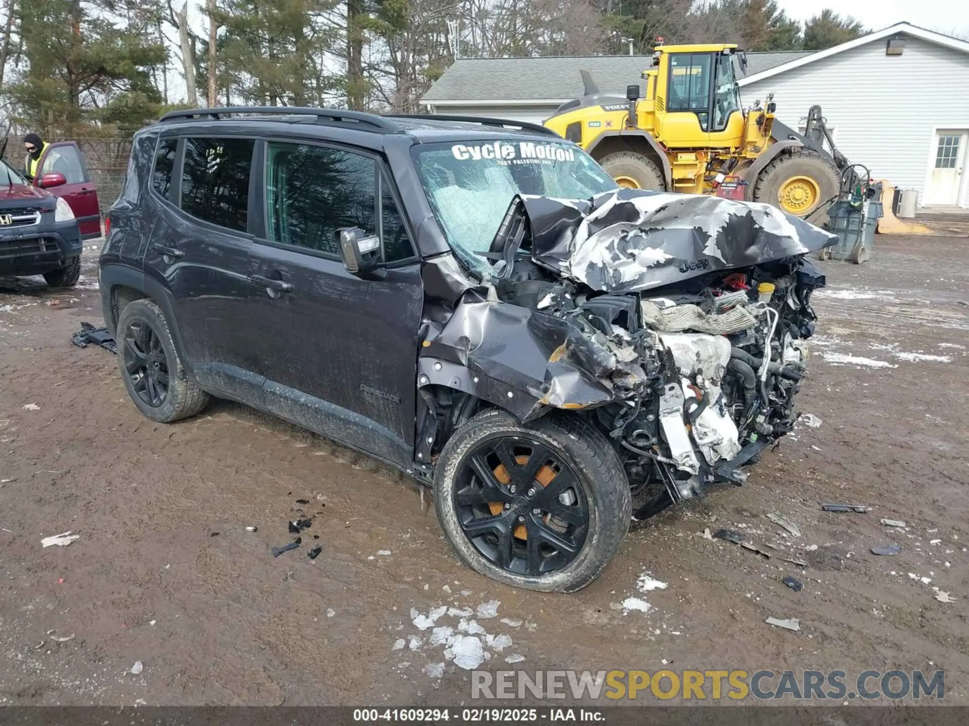 1 Photograph of a damaged car ZACNJABB2KPJ74329 JEEP RENEGADE 2019