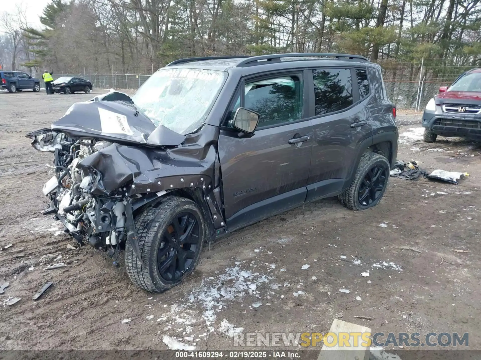 2 Photograph of a damaged car ZACNJABB2KPJ74329 JEEP RENEGADE 2019