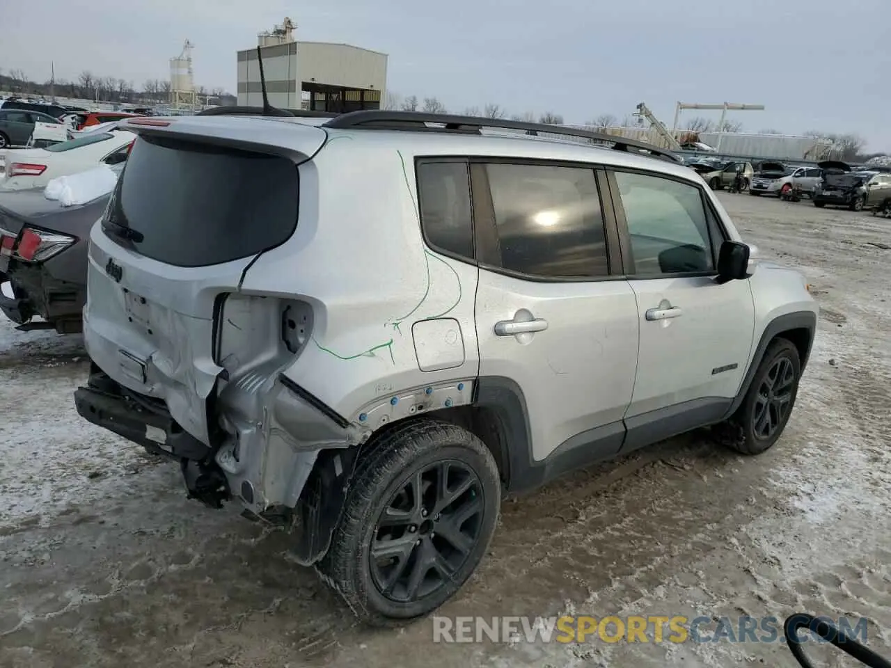 3 Photograph of a damaged car ZACNJABB2KPK01433 JEEP RENEGADE 2019