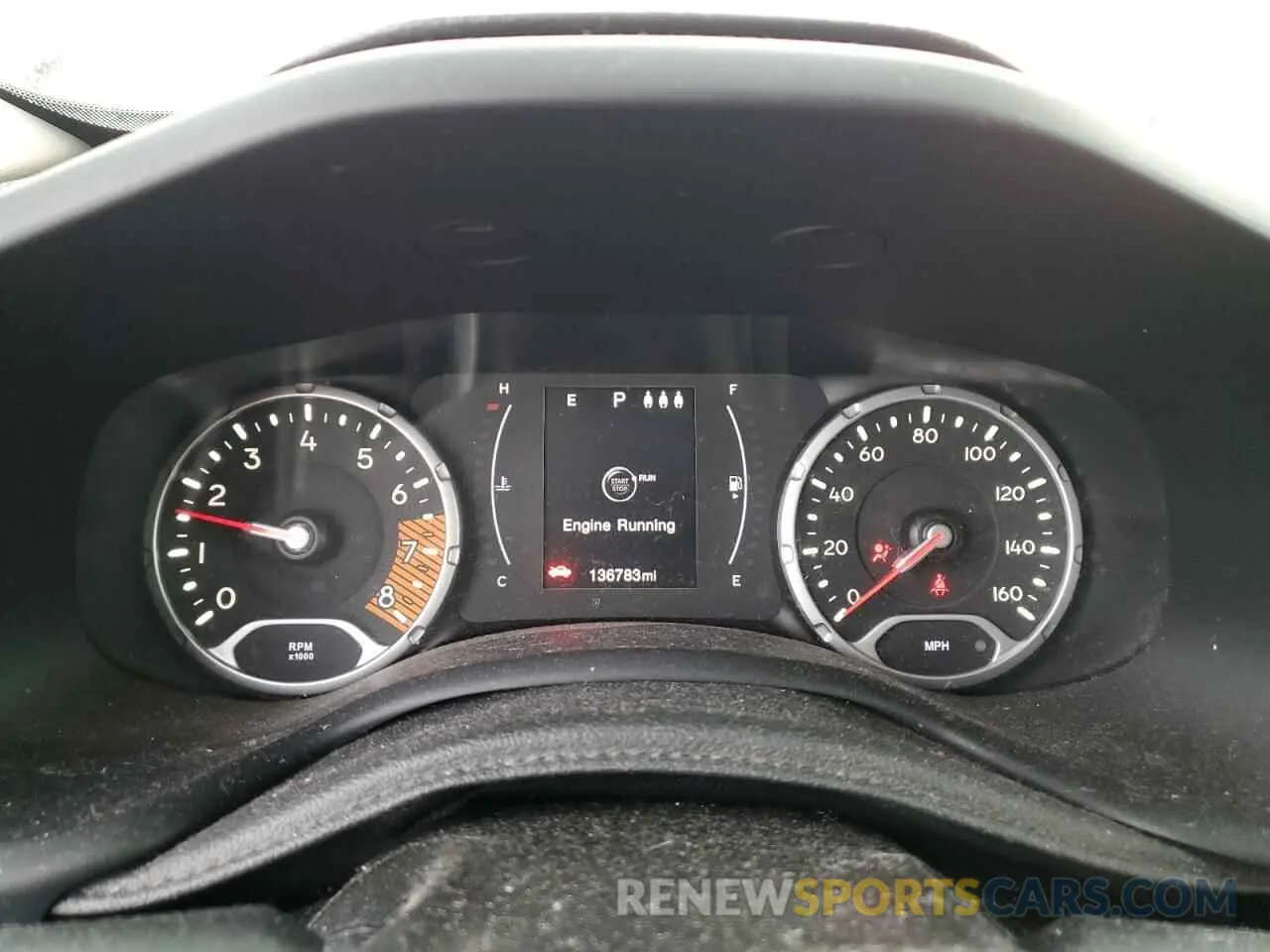 9 Photograph of a damaged car ZACNJABB2KPK01433 JEEP RENEGADE 2019