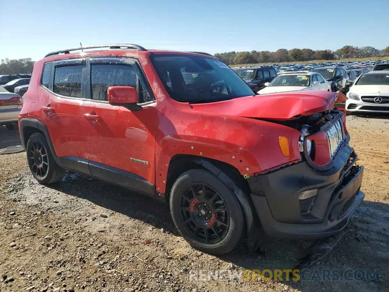 4 Photograph of a damaged car ZACNJABB2KPK08740 JEEP RENEGADE 2019