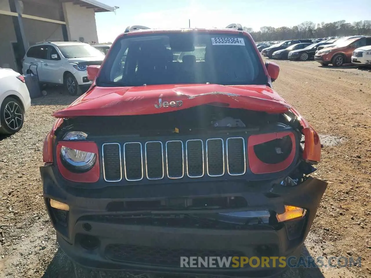 5 Photograph of a damaged car ZACNJABB2KPK08740 JEEP RENEGADE 2019