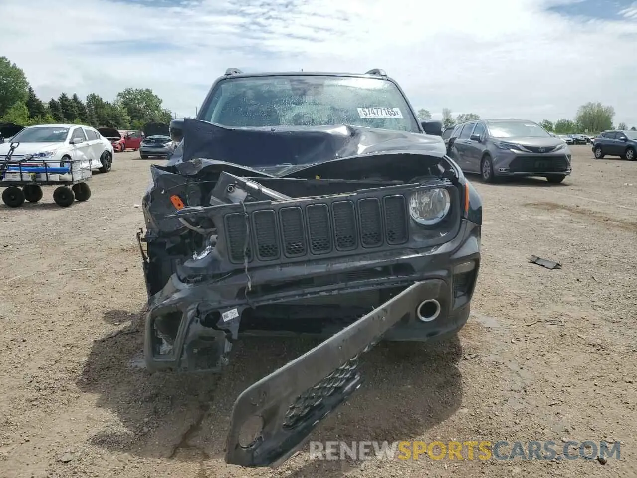 6 Photograph of a damaged car ZACNJABB2KPK17423 JEEP RENEGADE 2019