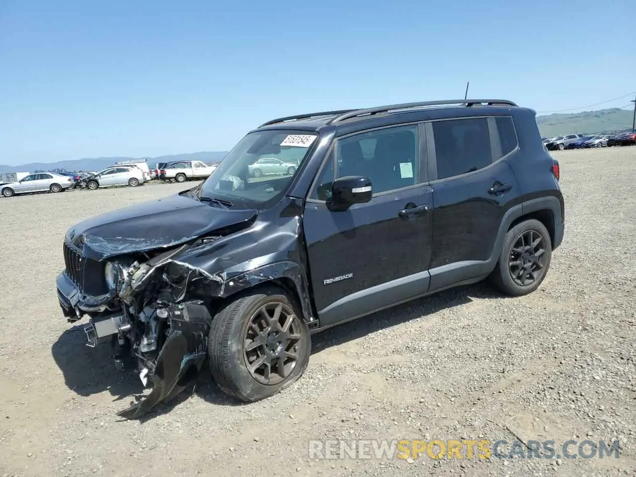1 Photograph of a damaged car ZACNJABB2KPK64080 JEEP RENEGADE 2019
