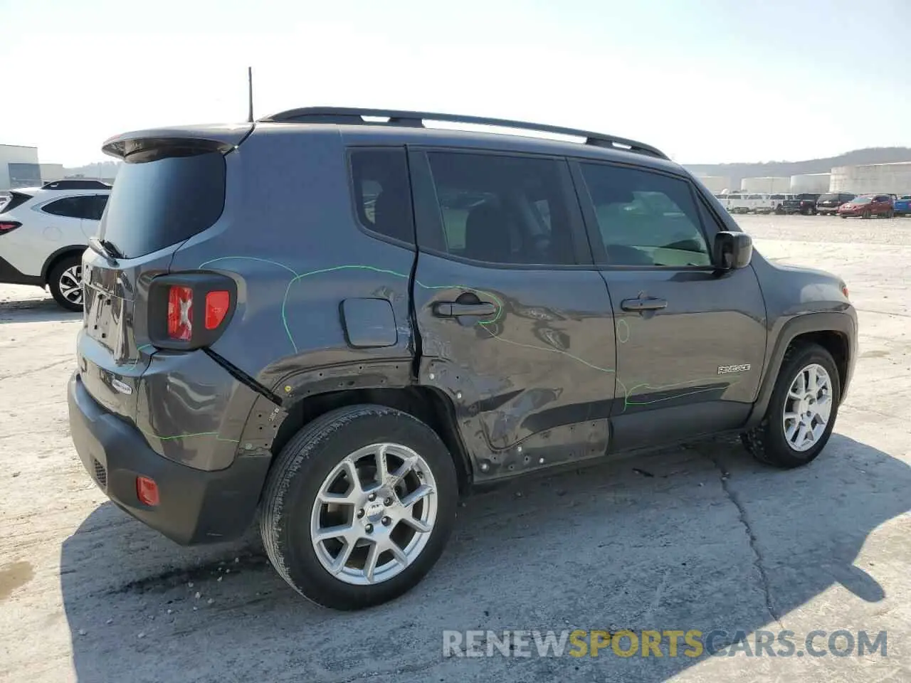 3 Photograph of a damaged car ZACNJABB2KPK77170 JEEP RENEGADE 2019