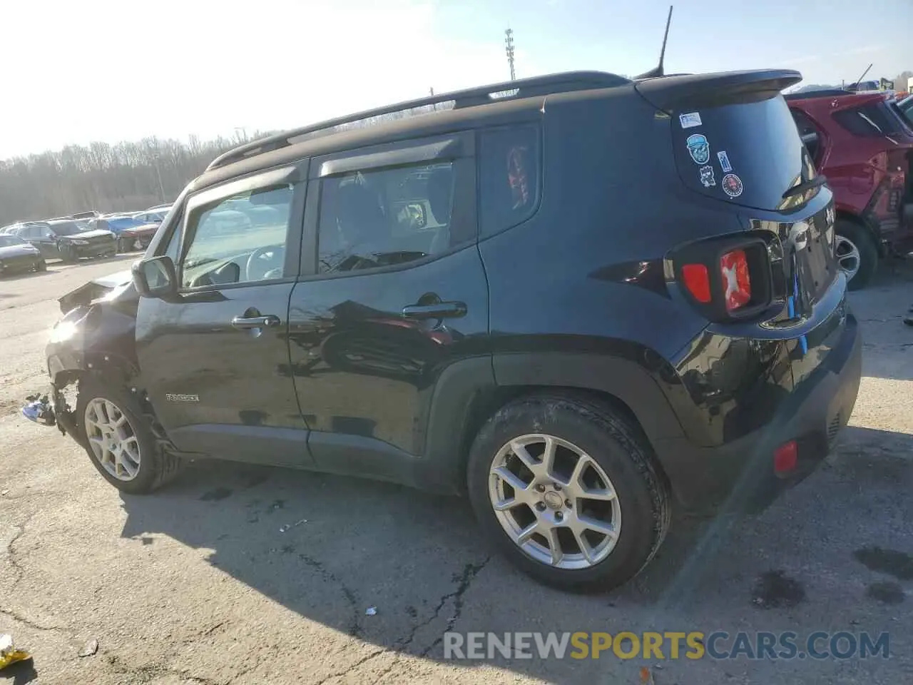 2 Photograph of a damaged car ZACNJABB3KPK23246 JEEP RENEGADE 2019