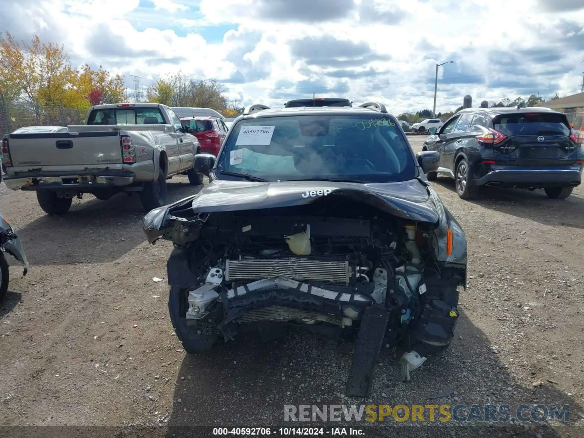 13 Photograph of a damaged car ZACNJABB3KPK23814 JEEP RENEGADE 2019