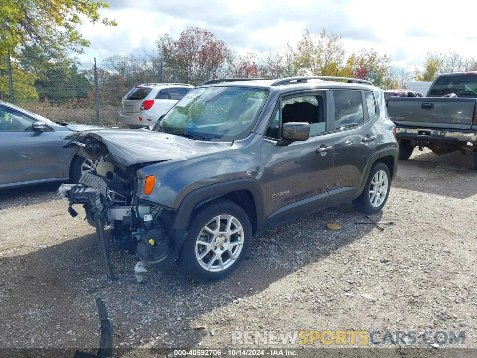 2 Photograph of a damaged car ZACNJABB3KPK23814 JEEP RENEGADE 2019