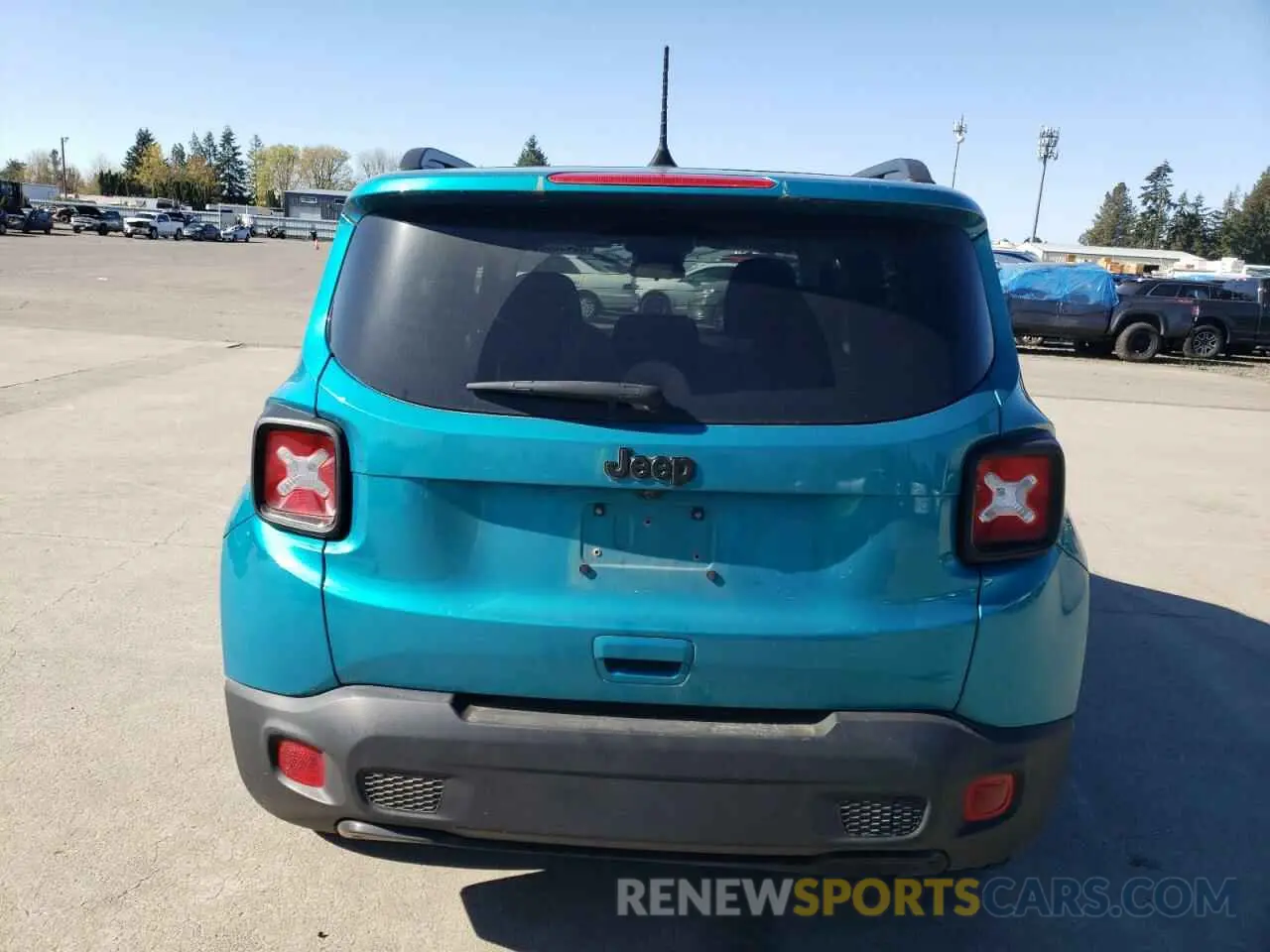 6 Photograph of a damaged car ZACNJABB3KPK36000 JEEP RENEGADE 2019