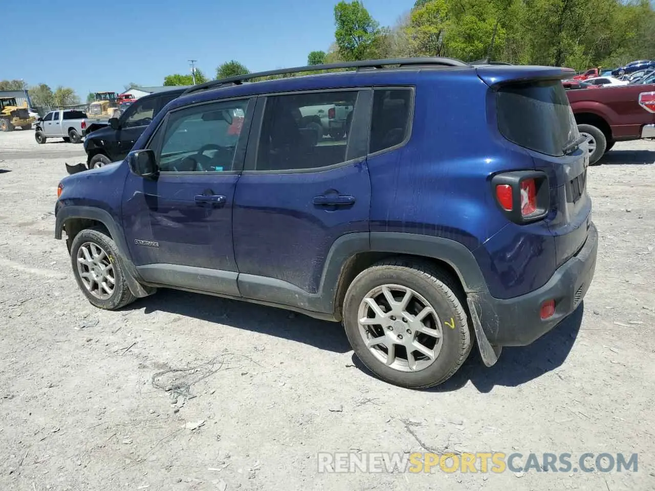 2 Photograph of a damaged car ZACNJABB4KPJ77846 JEEP RENEGADE 2019