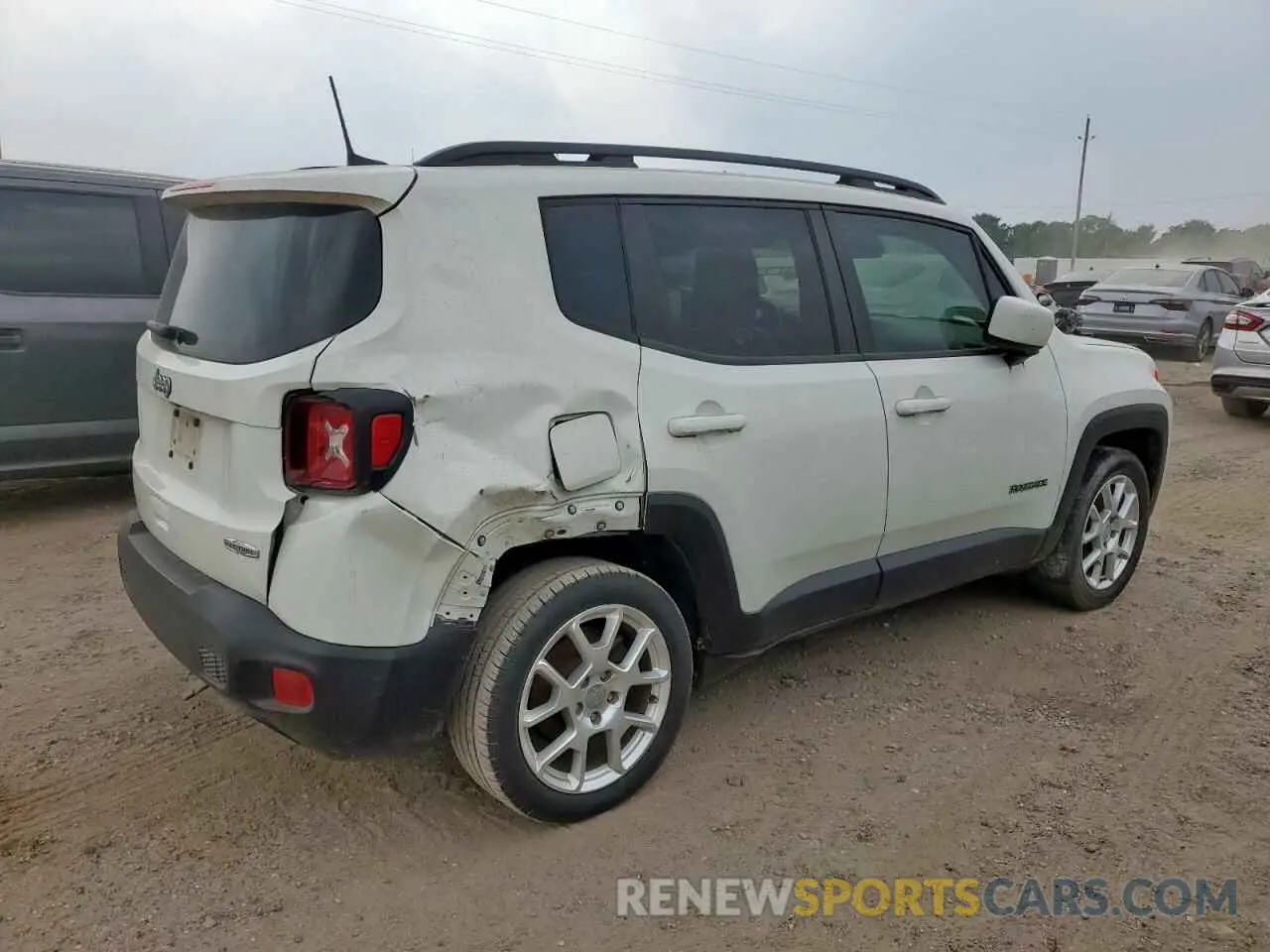 3 Photograph of a damaged car ZACNJABB4KPK01448 JEEP RENEGADE 2019