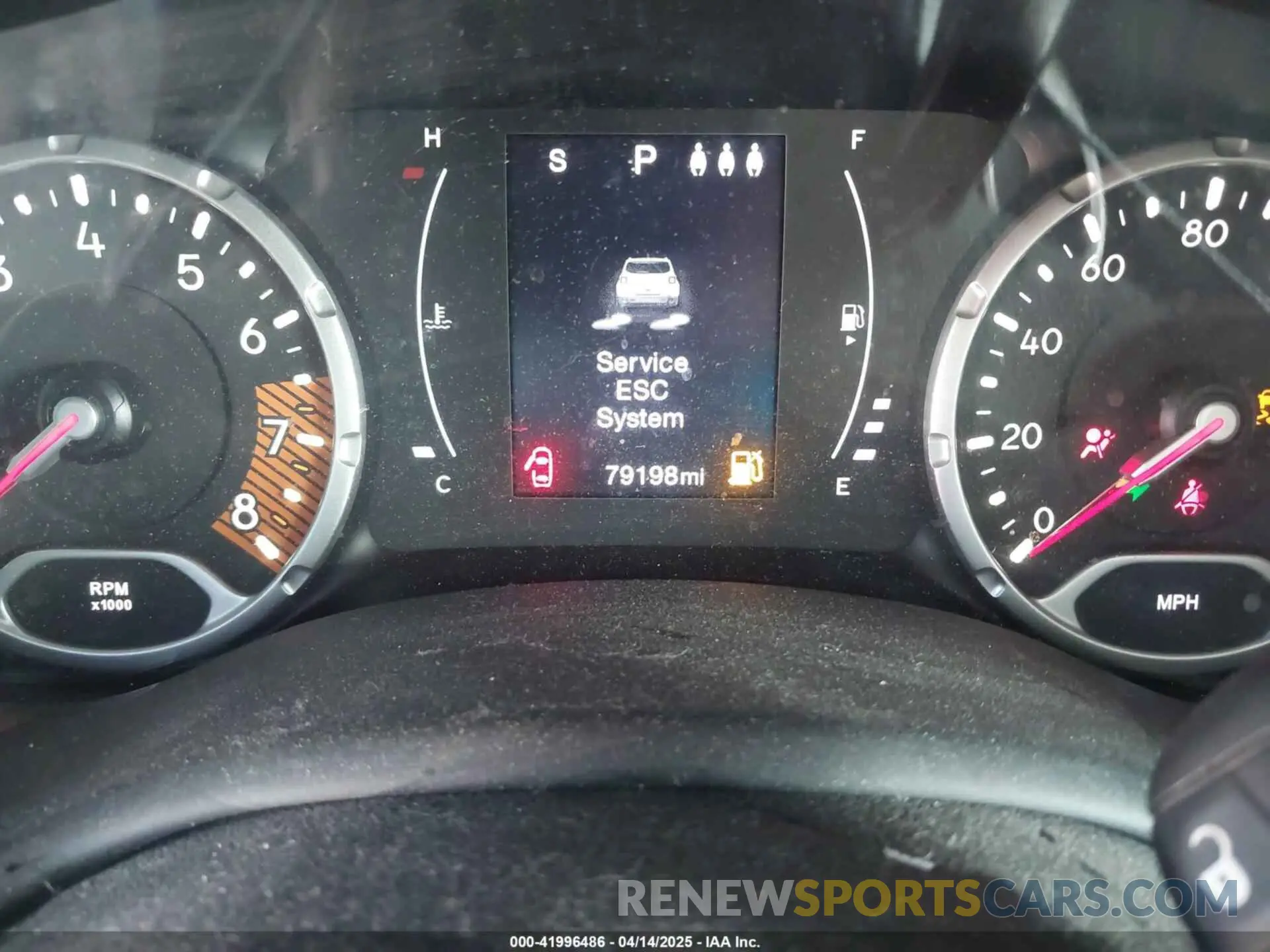 7 Photograph of a damaged car ZACNJABB4KPK93631 JEEP RENEGADE 2019